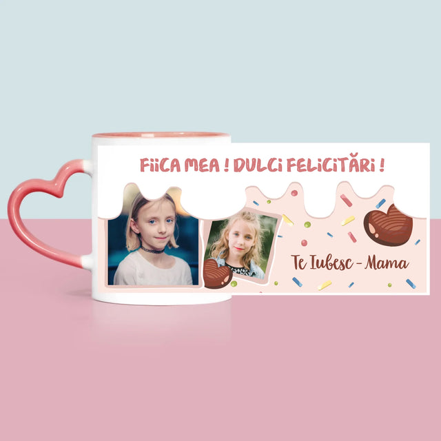 Colaj De Fotografii: Dulci Felicitări - Cană