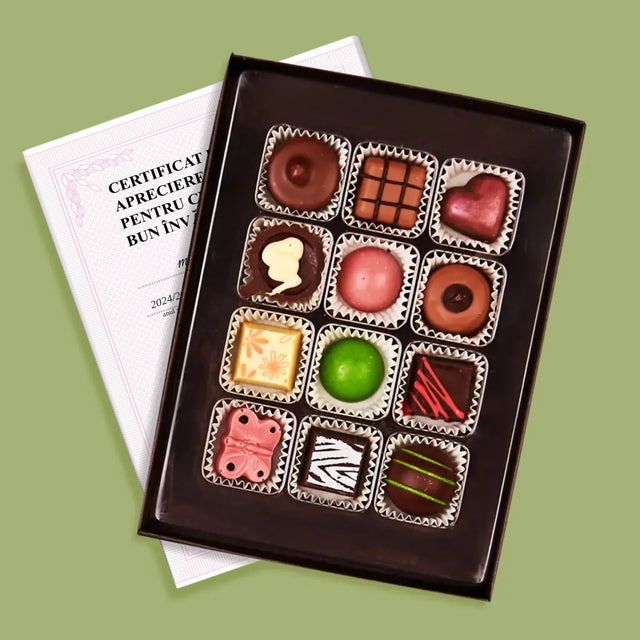 Fotografie Si Semnătură: Certificat Cel Mai Bun Învățător - Praline