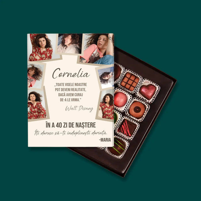 Colaj De Fotografii: 40 Zi De Naștere Realizeați Dorințele - Praline