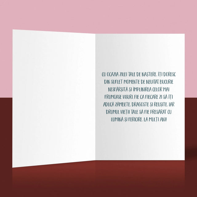 Fotografie Si Semnătură: Ziua De Naștere - Card Cu Felicitări