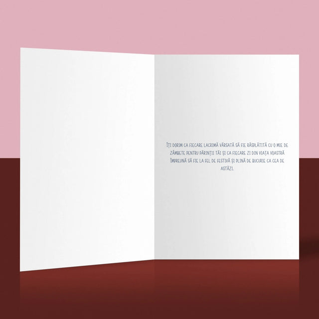 Fotografie Si Semnătură: Cu Ocazia Sfântului Botez, Vă Dorim - Card Cu Felicitări