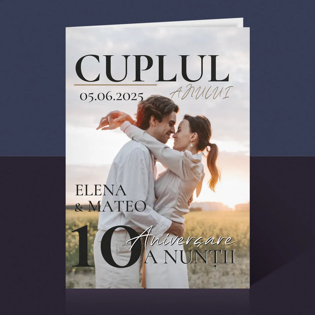 Copertă Derevistă: Cuplul Anului - Card Cu Felicitări