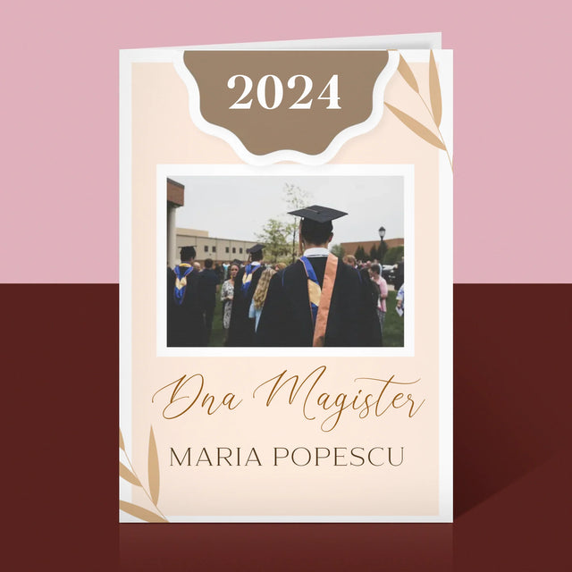 Colaj De Fotografii: Dna Magistră - Card Cu Felicitări
