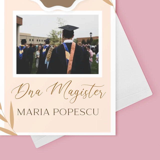 Colaj De Fotografii: Dna Magistră - Card Cu Felicitări