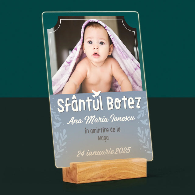Fotografie Si Semnătură: Sfântul Botez - Imprimare Pe Sticlă Acrilică (Verticală)