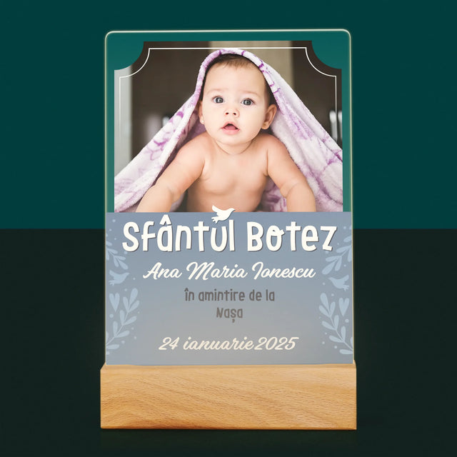 Fotografie Si Semnătură: Sfântul Botez - Imprimare Pe Sticlă Acrilică (Verticală)
