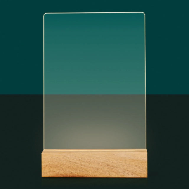 Fotografie Si Semnătură: Felicitări Cu Ocazia Primei Sfinte Împărtășanii - Imprimare Pe Sticlă Acrilică (Verticală)