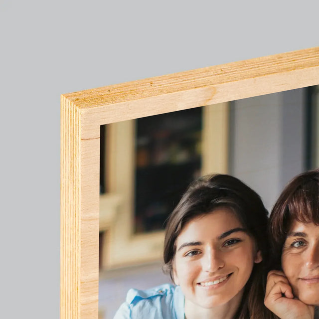 Fotografie Si Semnătură: Definiția Mamei - Imprimare Pe Lemn ( Verticală)