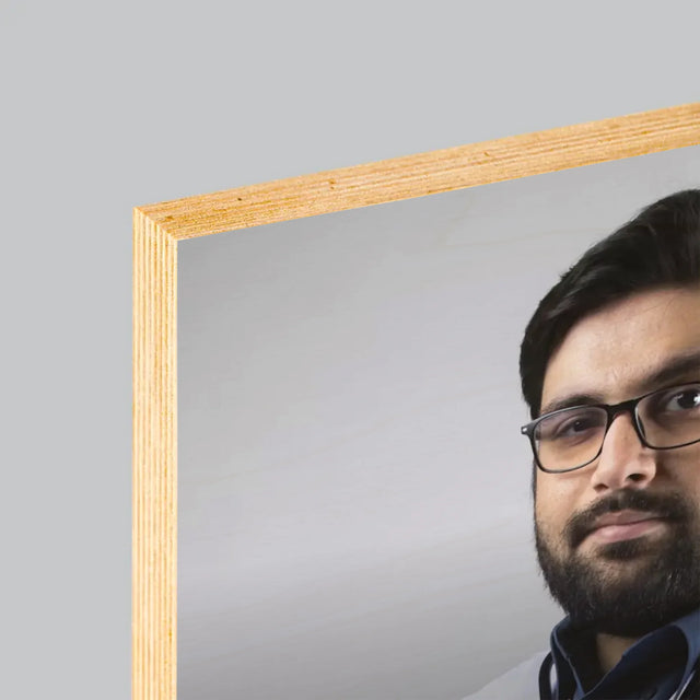 Fotografie Si Semnătură: Definiția Medicului - Imprimare Pe Lemn ( Verticală)