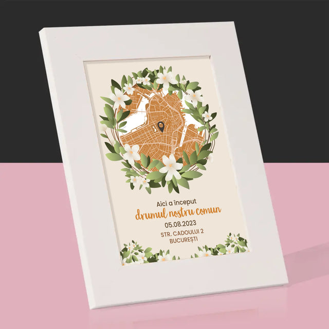 Harta Oraș: 18 Let - Ramă Pentru Fotografii (Horizontală)