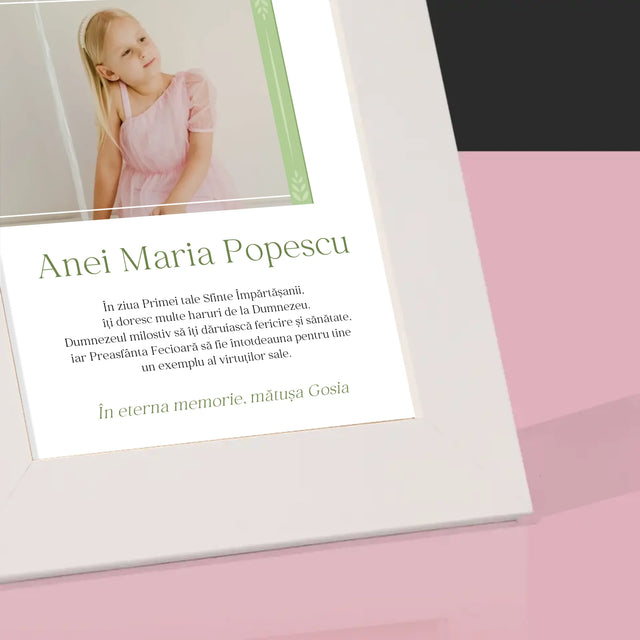 Fotografie Si Semnătură: Împărtășanie Fotografia Crucii - Ramă Pentru Fotografii (Horizontală)