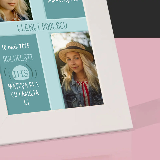 Colaj De Fotografii: Prima Sfântă Împărtășanie - Ramă Pentru Fotografii (Horizontală)