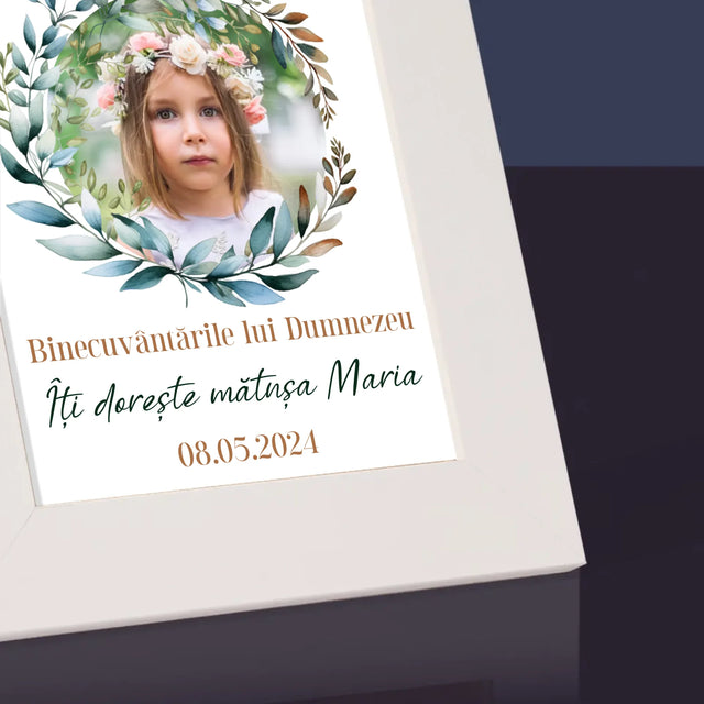 Fotografie Si Semnătură: În Ziua Primei Sfinte Împărtășanii - Ramă Pentru Fotografii (Horizontală)