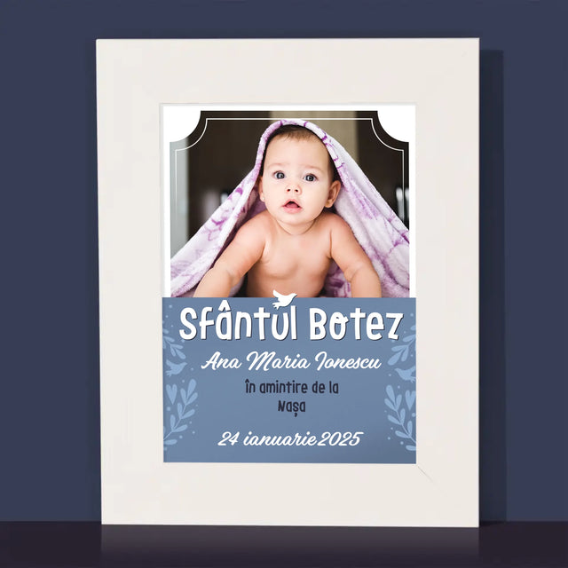 Fotografie Si Semnătură: Sfântul Botez - Ramă Pentru Fotografii (Horizontală)