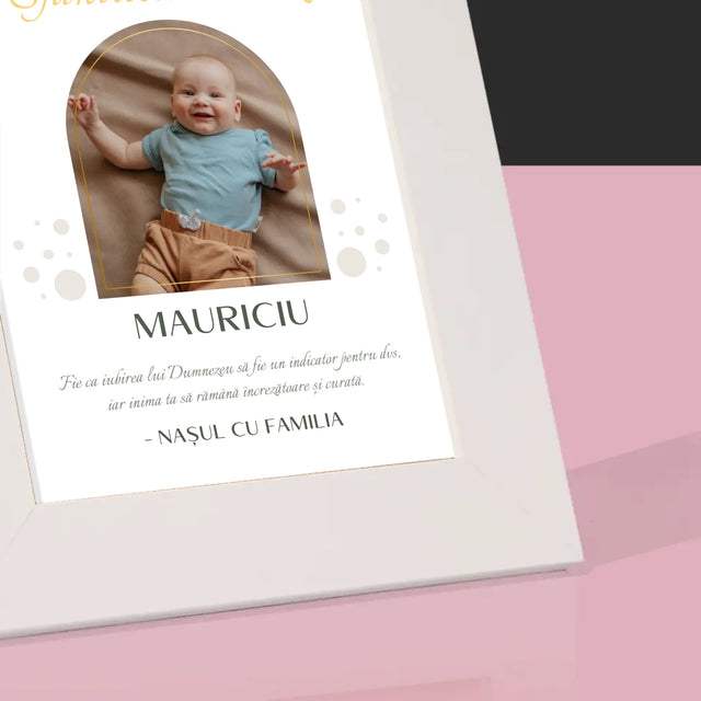 Fotografie Si Semnătură: Taina Sfântului Botez - Ramă Pentru Fotografii (Horizontală)