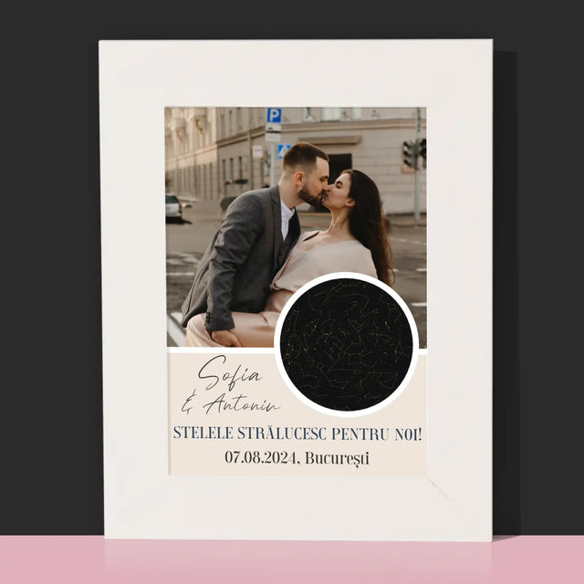 Harta Stelelor: Stelele Strălucesc Pentru Noi - Ramă Pentru Fotografii (Horizontală)
