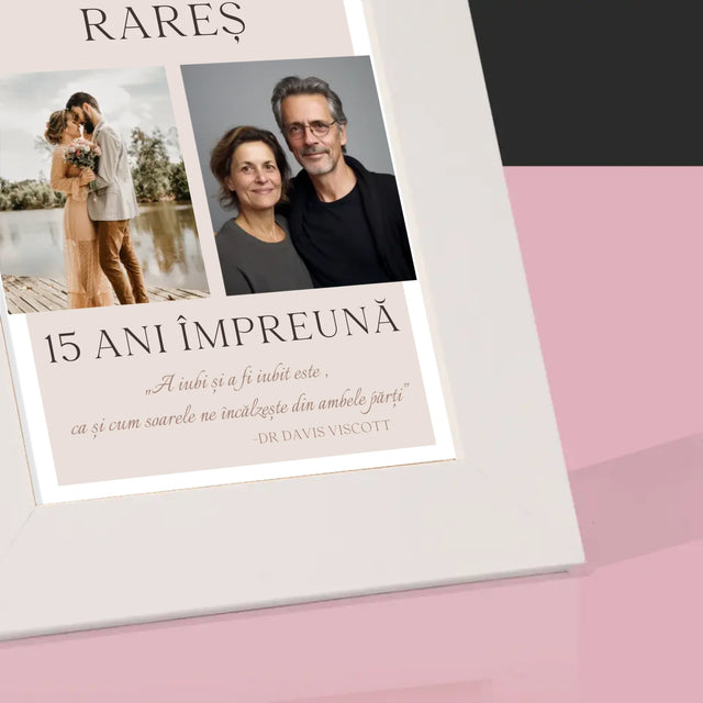 Colaj De Fotografii: A Iubi Și A Fi Iubit - Ramă Pentru Fotografii (Horizontală)