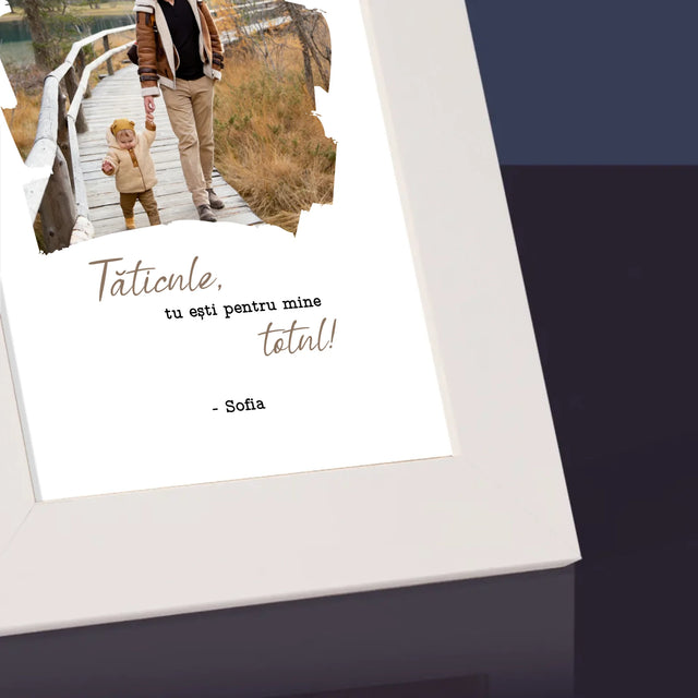 Fotografie Si Semnătură: Un Laur Pentru Tata - Ramă Pentru Fotografii (Horizontală)