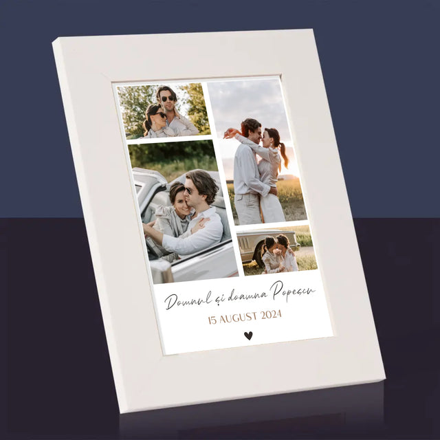 Colaj De Fotografii: Dl. Și Dna - Ramă Pentru Fotografii (Horizontală)