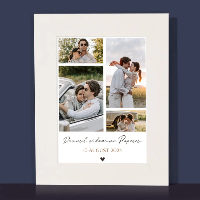 Colaj De Fotografii: Dl. Și Dna - Ramă Pentru Fotografii (Horizontală)
