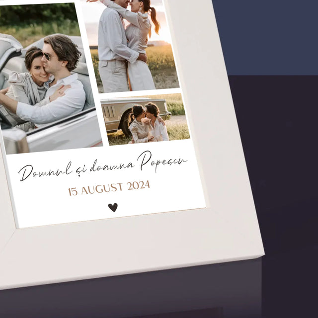 Colaj De Fotografii: Dl. Și Dna - Ramă Pentru Fotografii (Horizontală)