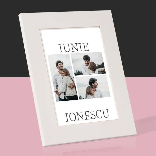 Colaj De Fotografii: Mr&Mrs Data - Ramă Pentru Fotografii (Horizontală)