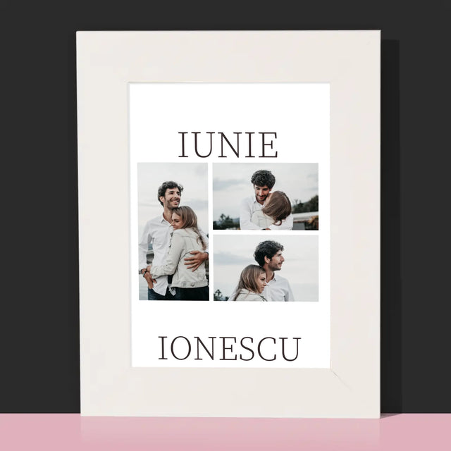 Colaj De Fotografii: Mr&Mrs Data - Ramă Pentru Fotografii (Horizontală)