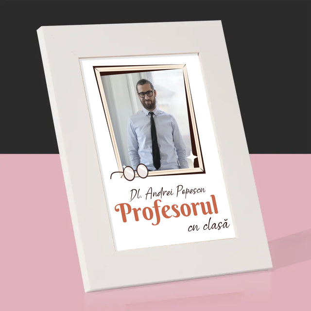 Fotografie Si Semnătură: Profesorul Cu Clasă - Ramă Pentru Fotografii (Horizontală)