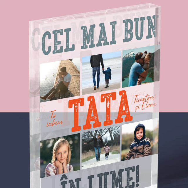 Colaj De Fotografii: 18 Let - Bloc Acrilic