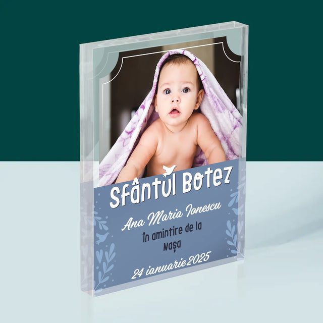 Fotografie Si Semnătură: Sfântul Botez - Bloc Acrilic