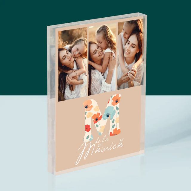 Colaj De Fotografii: M De La Mămică - Bloc Acrilic