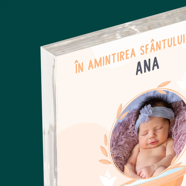 Fotografie Si Semnătură: În Amintirea Sfântului Botez - Bloc Acrilic