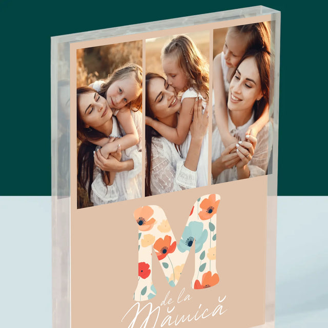 Colaj De Fotografii: M De La Mămică - Bloc Acrilic