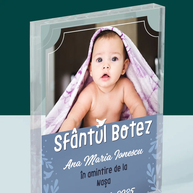 Fotografie Si Semnătură: Sfântul Botez - Bloc Acrilic