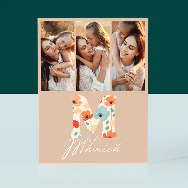 Colaj De Fotografii: M De La Mămică - Bloc Acrilic