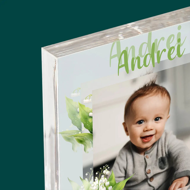 Fotografie Si Semnătură: În Amintirea Sfântului Botez Lăcrămioare - Bloc Acrilic