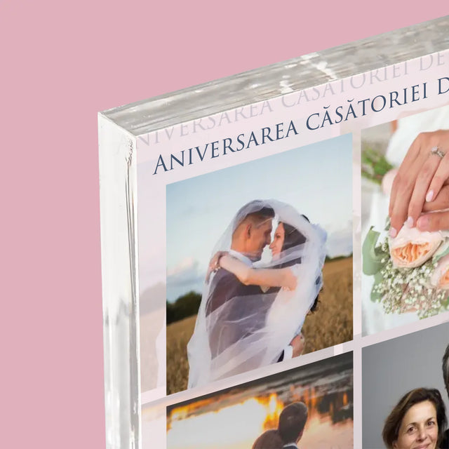 Colaj De Fotografii: 15 Ani Împreună - Bloc Acrilic