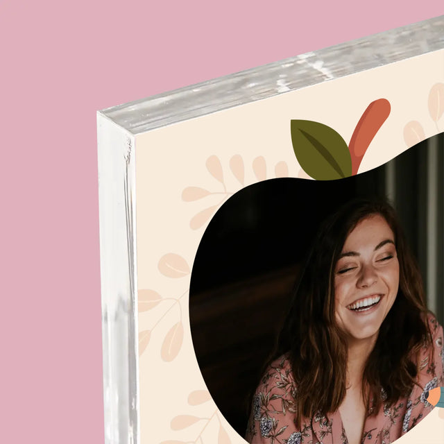 Fotografie Si Semnătură: Educatoare Grădiniță - Bloc Acrilic