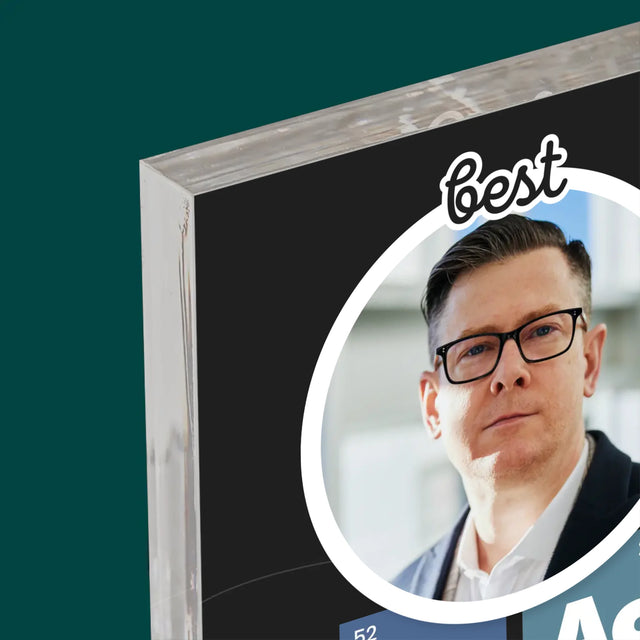 Fotografie Si Semnătură: Teacher Elemente Chimice - Bloc Acrilic