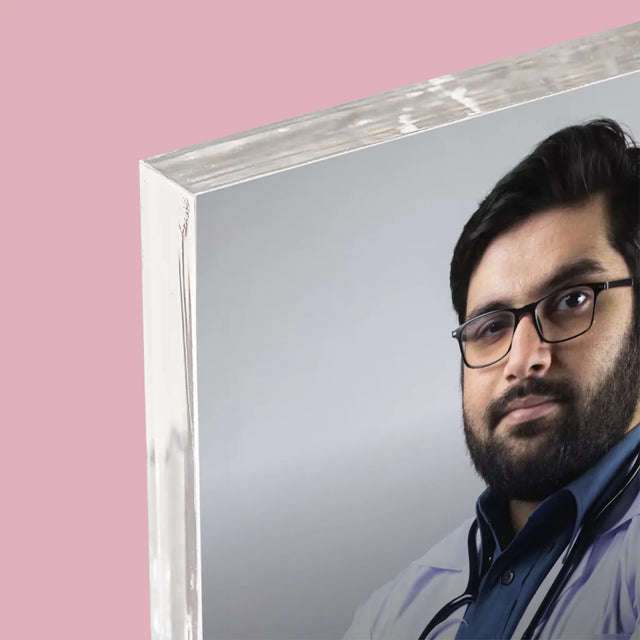 Fotografie Si Semnătură: Definiția Medicului - Bloc Acrilic