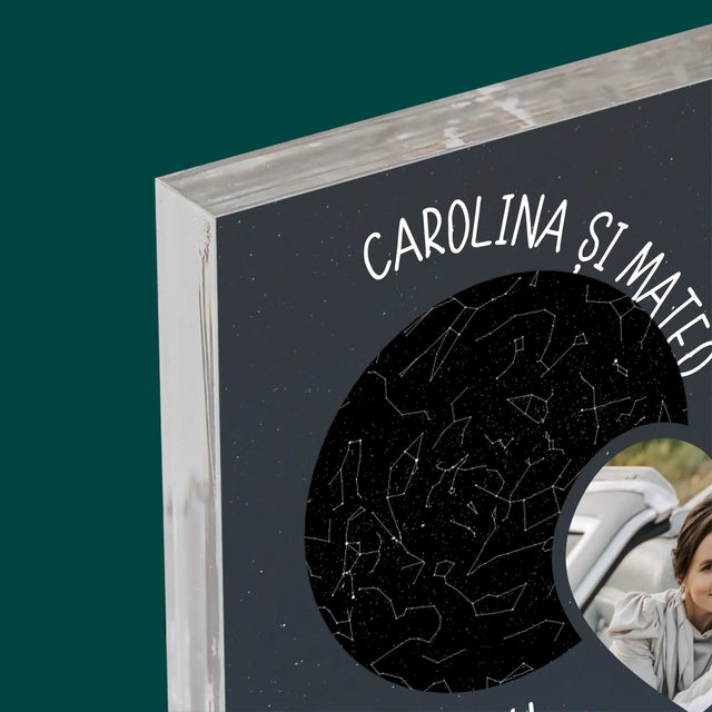 Harta Stelelor: Noua Cale A Vieții Nunta - Bloc Acrilic