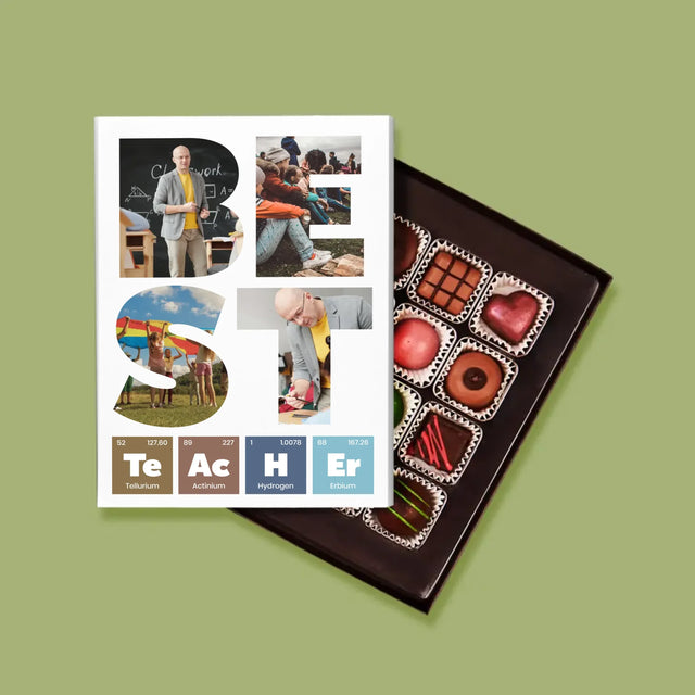 Cuvânt Din Fotografii: Best Teacher Elemente Chimice - Praline