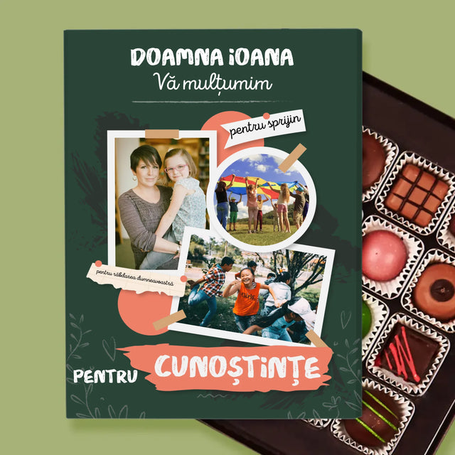 Colaj De Fotografii: Vă Mulțumim Pentru Cunoștințele Dumneavoastră - Praline