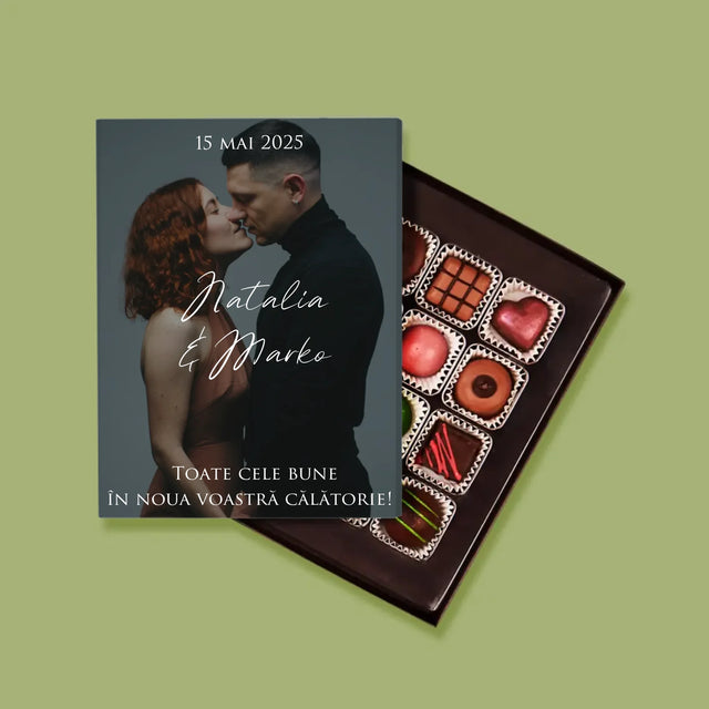 Fotografie Si Semnătură: Urări Fotografie De Nuntă - Praline