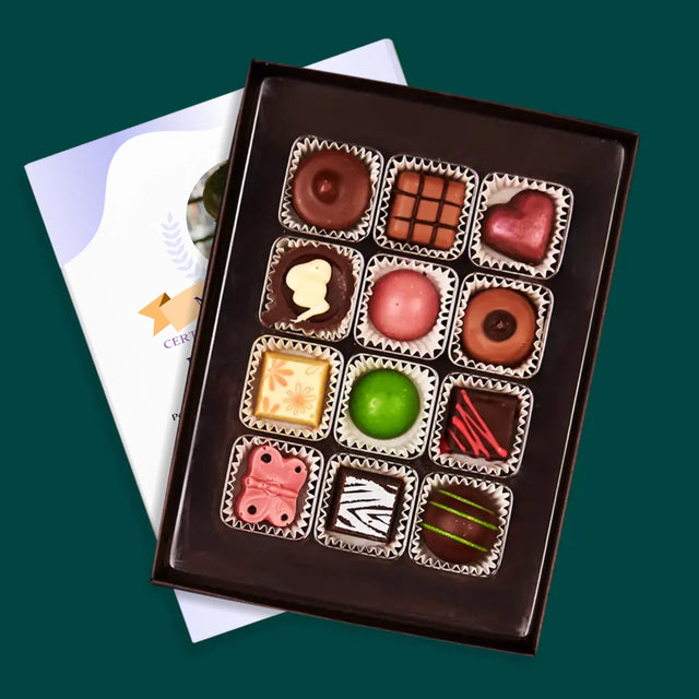 Fotografie Si Semnătură: Certificat De Recunoștință Pentru Cea Mai Bună Învățătoare - Praline