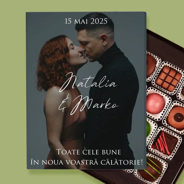 Fotografie Si Semnătură: Urări Fotografie De Nuntă - Praline