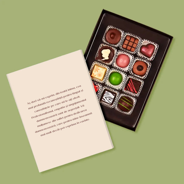 Fotografie Si Semnătură: Diplomă De Recunoștință Pentru Învățătoare - Praline