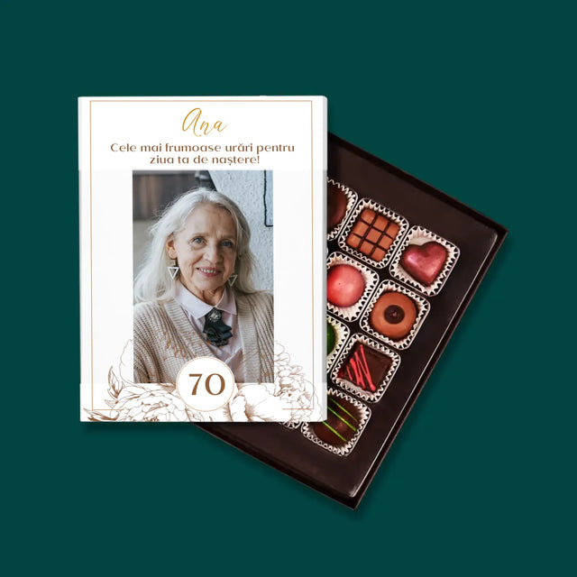 Fotografie Si Semnătură: 70 De Ani Bujori - Praline