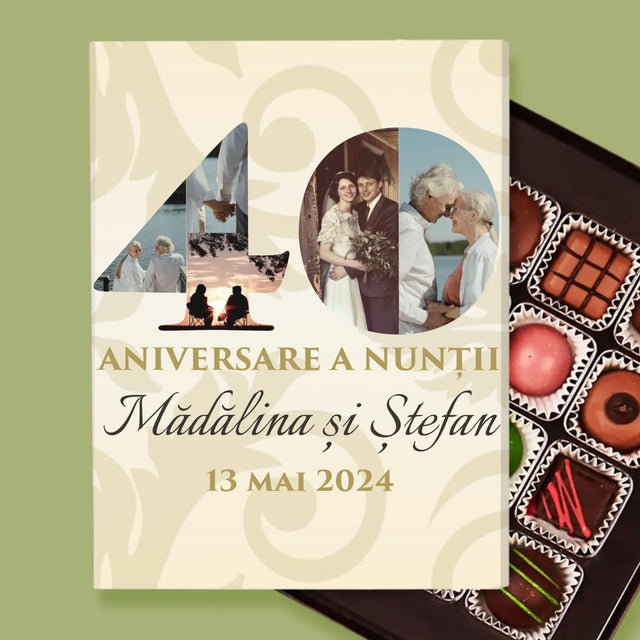 Cuvânt Din Fotografii: A 40-A Aniversare A Nunții - Praline