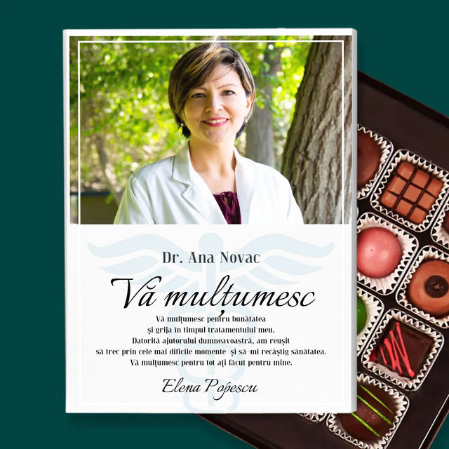 Fotografie Si Semnătură: Doctore Vă Mulțumesc - Praline